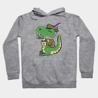 Tyrannosaurus Dinosaur The Actor Cartoon Cut Character Hoodie